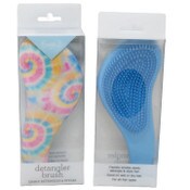 Wholesale - TIE DYE PRINTED DETANGLING HAIR BRUSH C/P 48, UPC: 810004972322